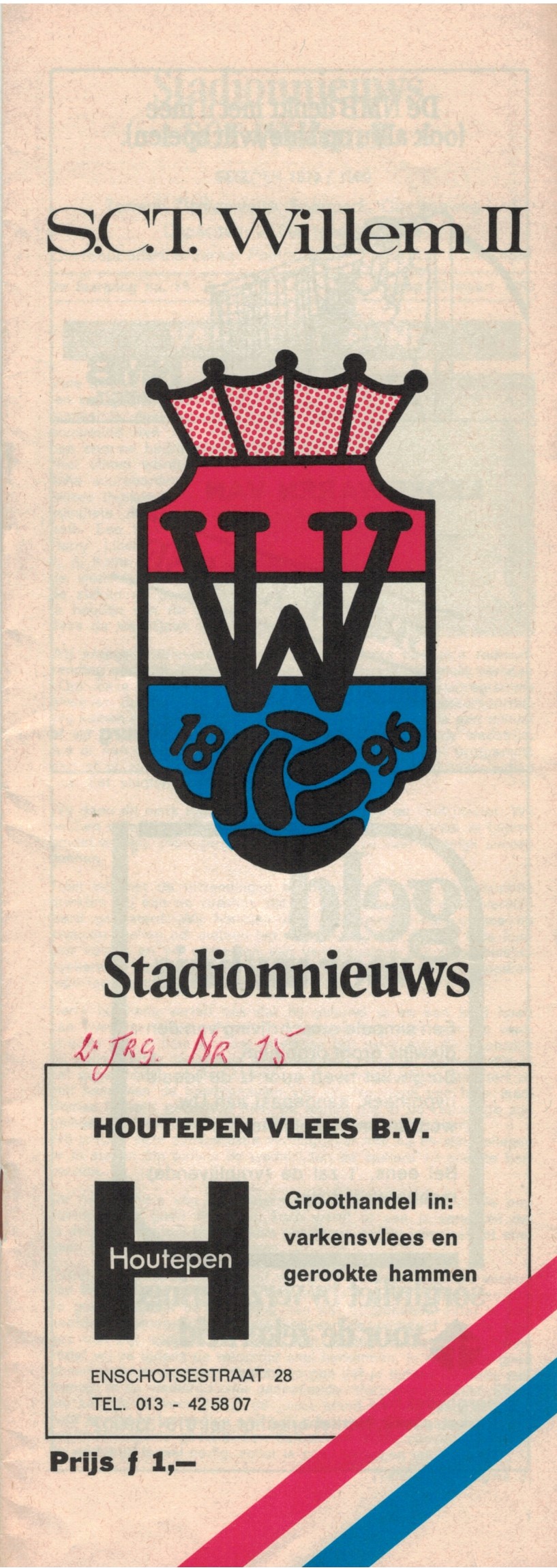 AZ Programma 30-maa-1980 Willem II uit